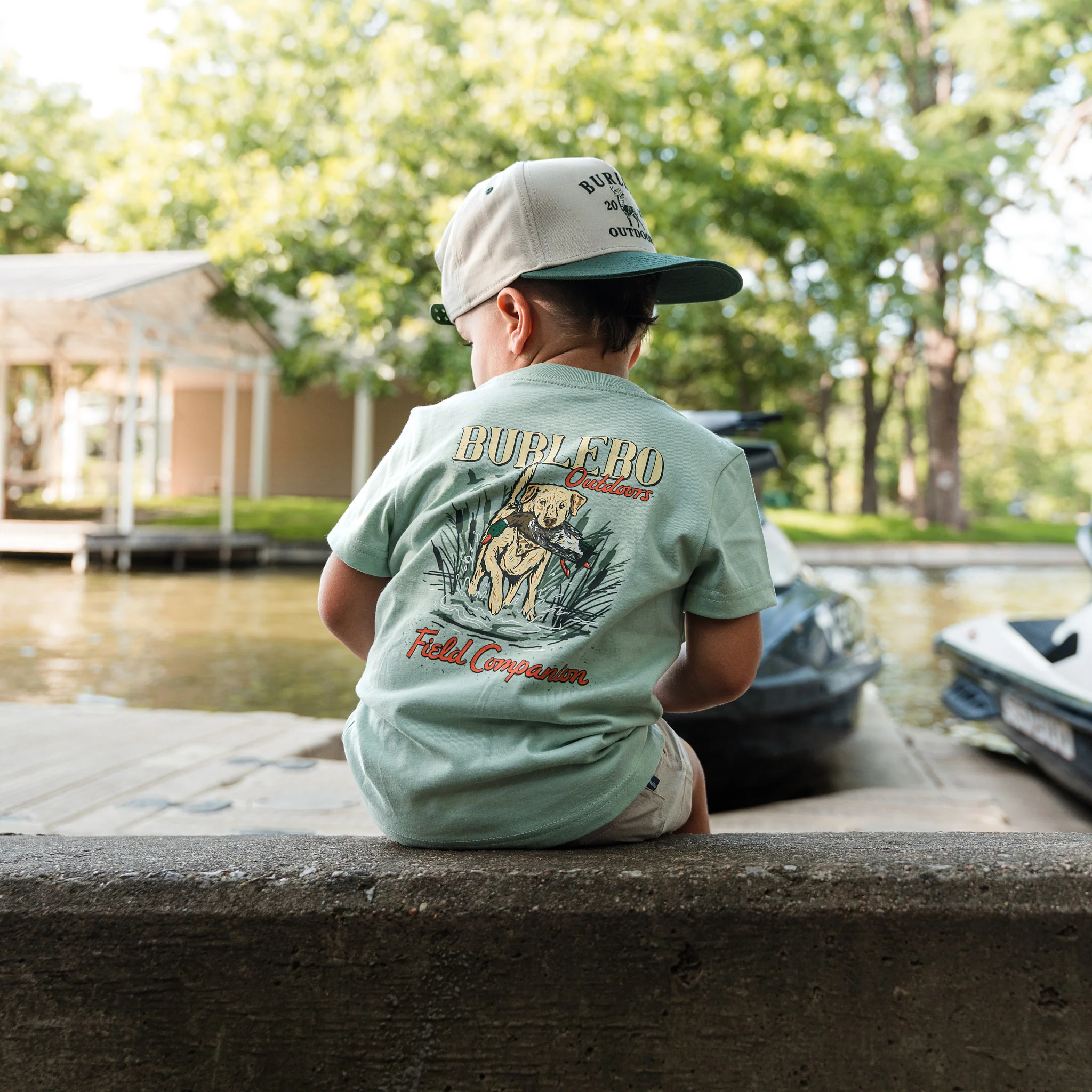 Youth Short Sleeve Tee - Field Companion - Sage