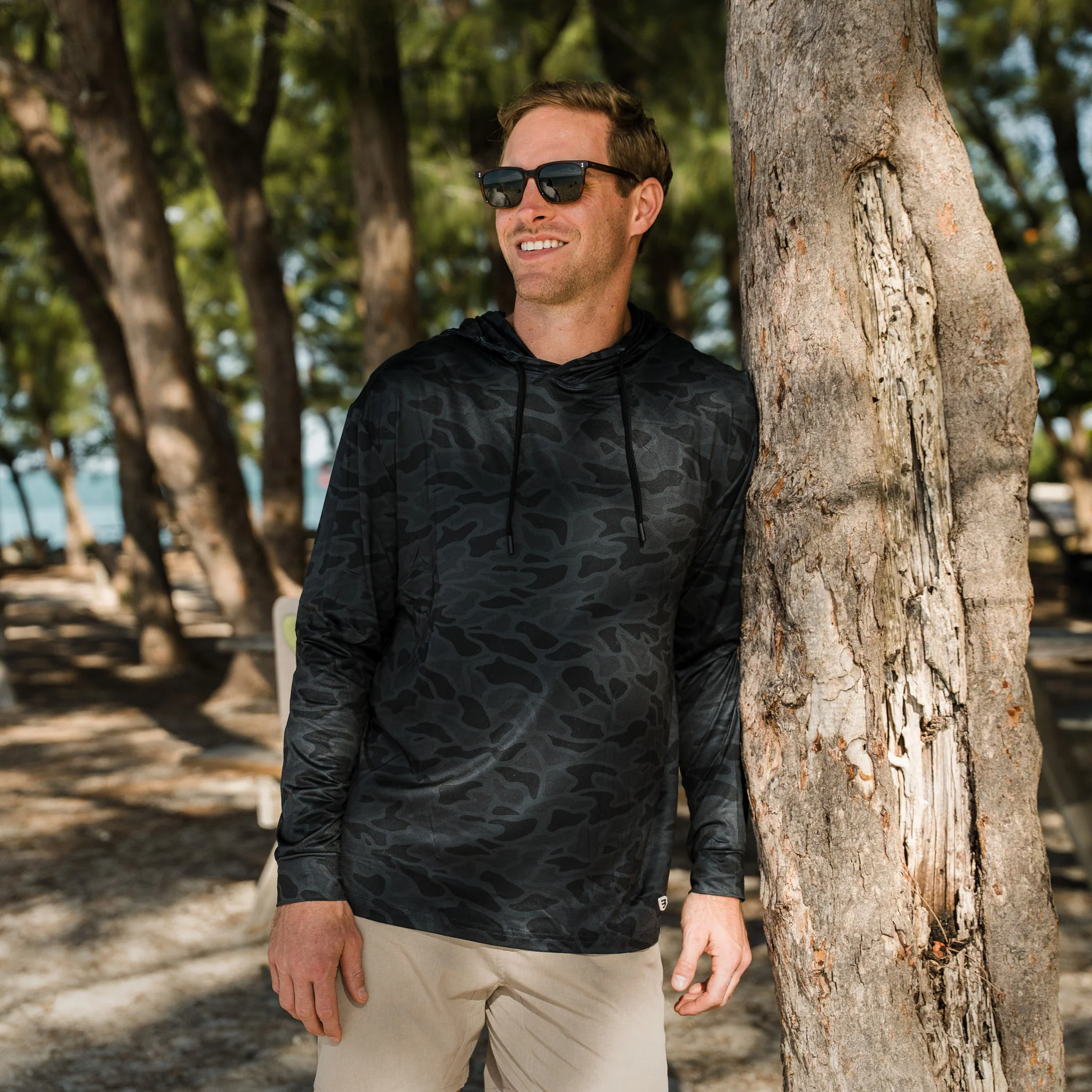 Performance Hoodie - Black Camo