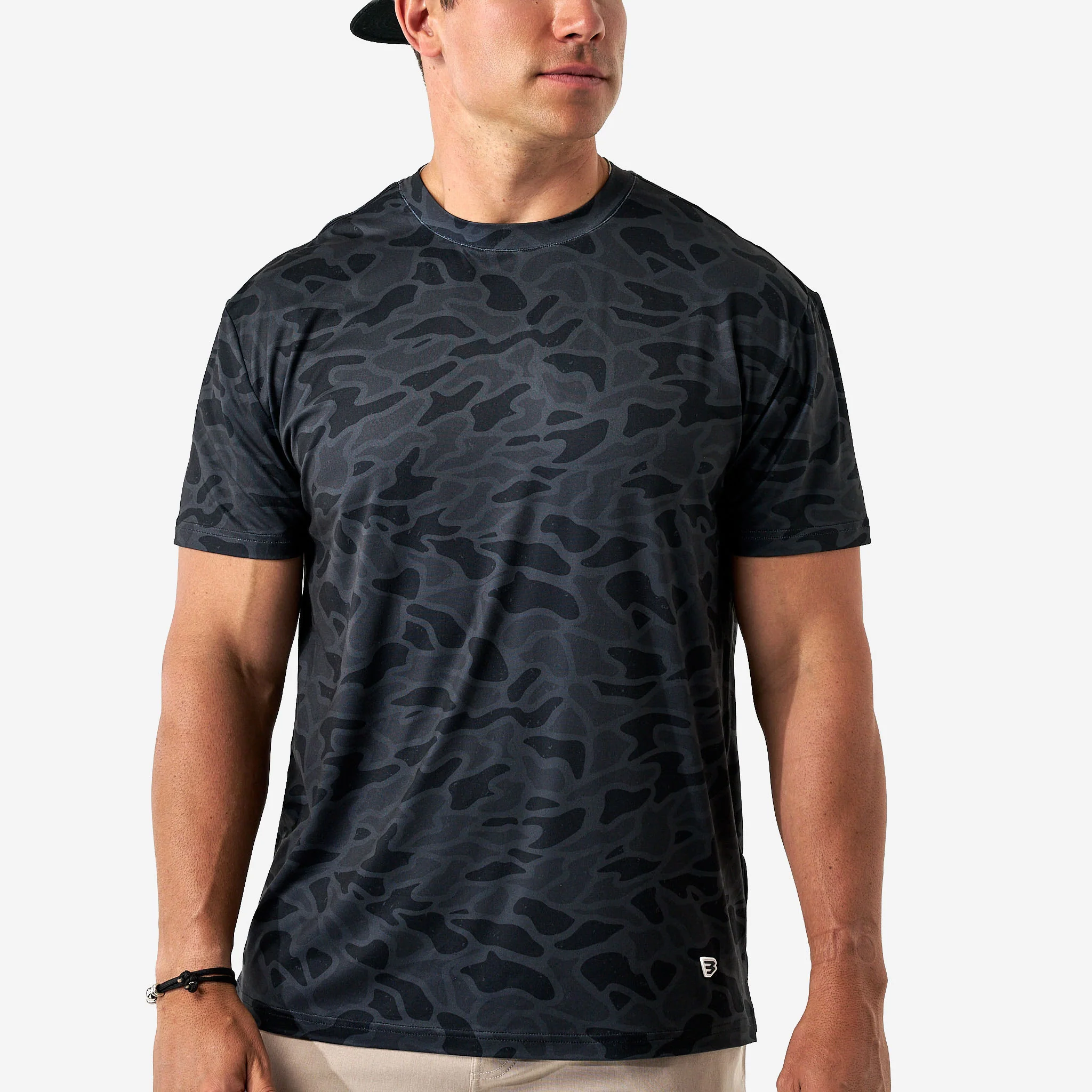 Go To Tee - Black Camo