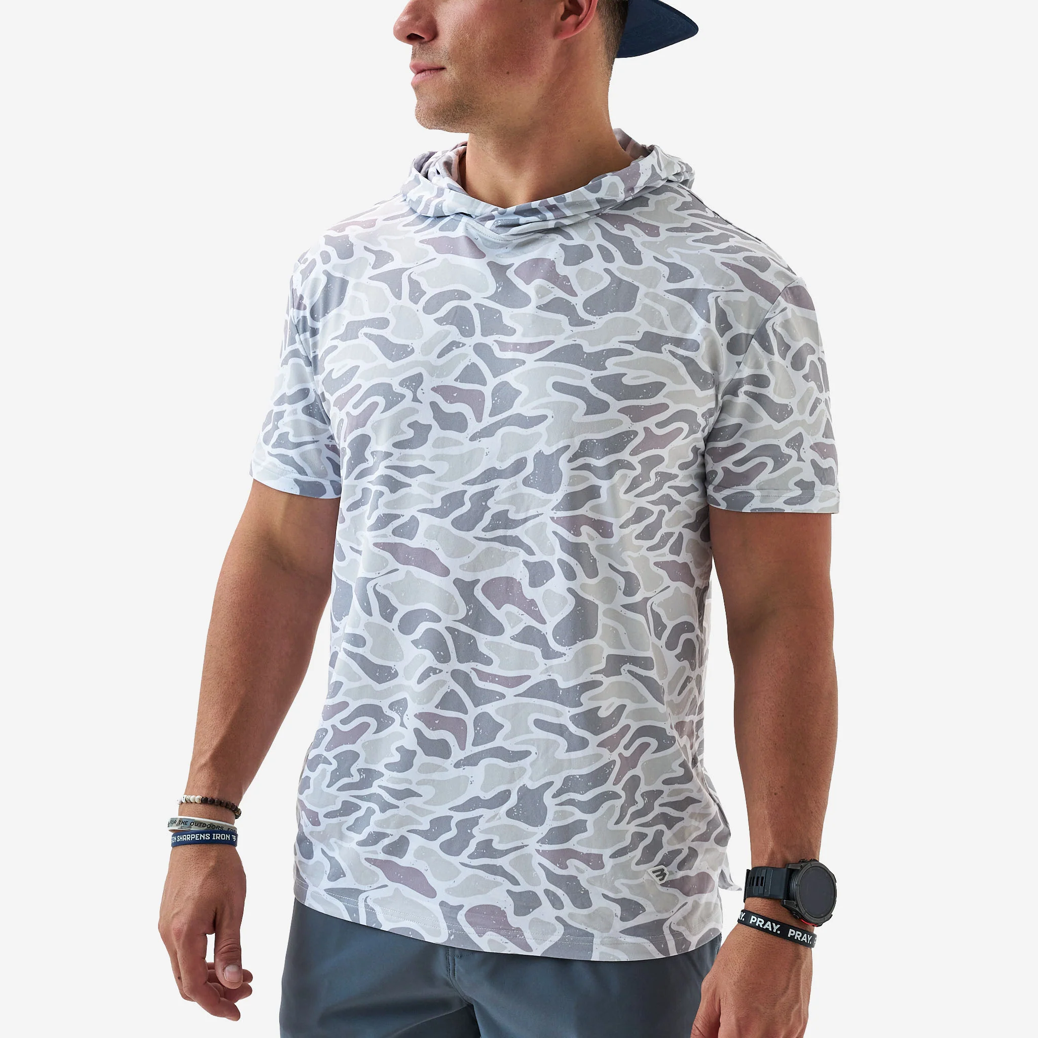 81-short-sleeve-performance-hoodie-white-camo-1.webp Short Sleeve Performance Hoodie - White Camo