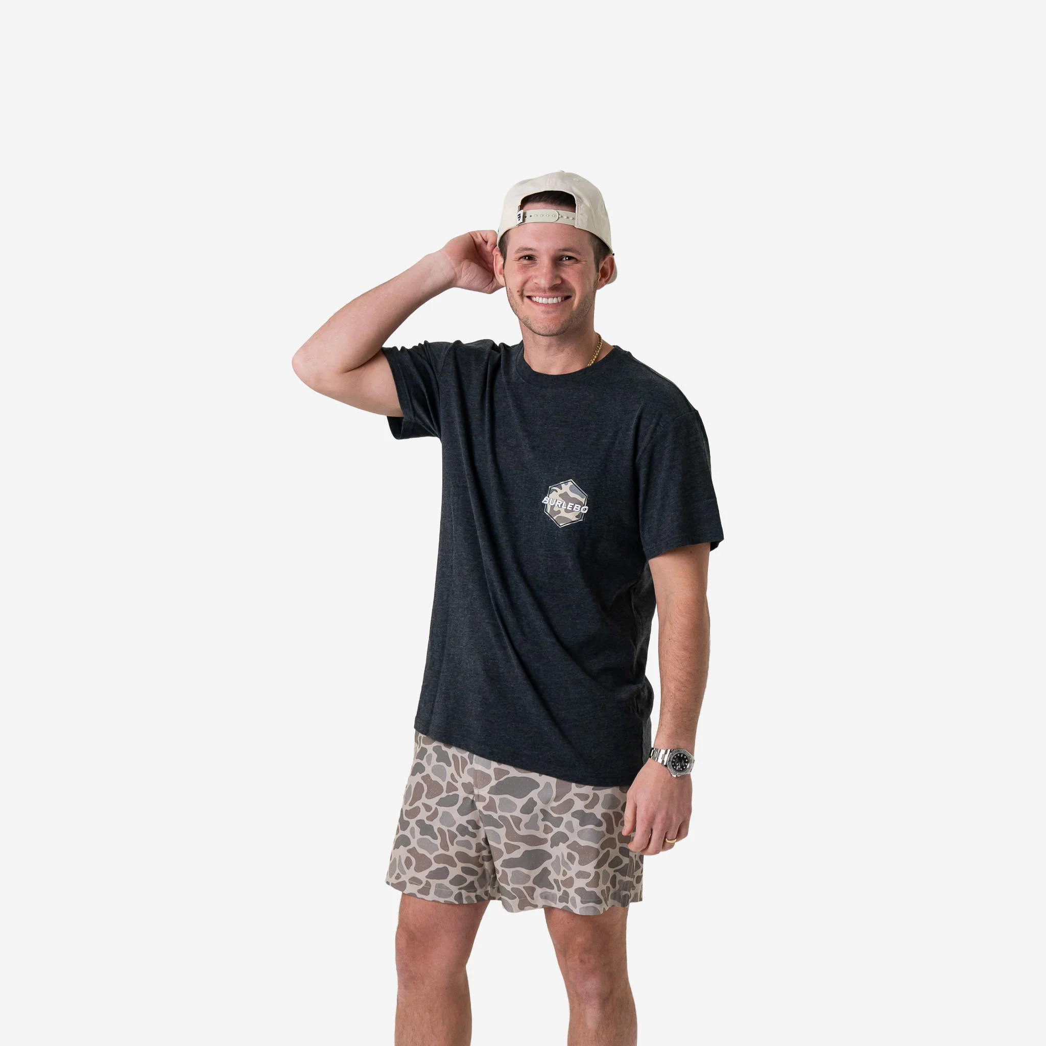 Short Sleeve Tee - Rad Dad - Heather Black