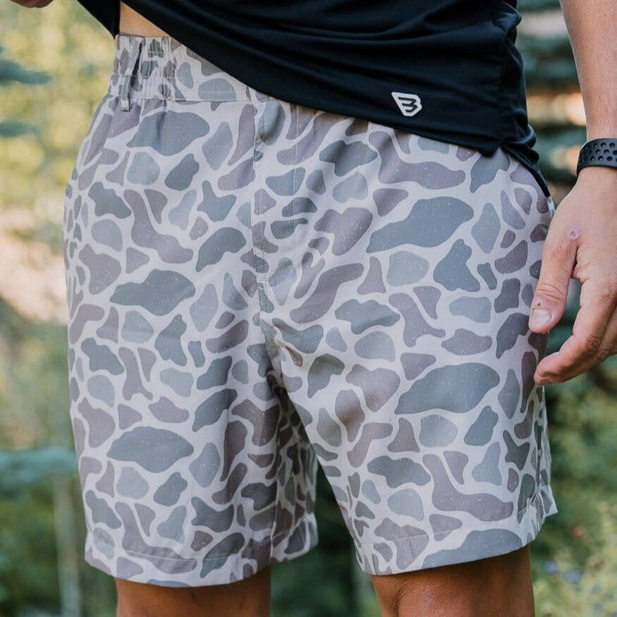 Everyday Short - Classic Deer Camo - Grey Pocket