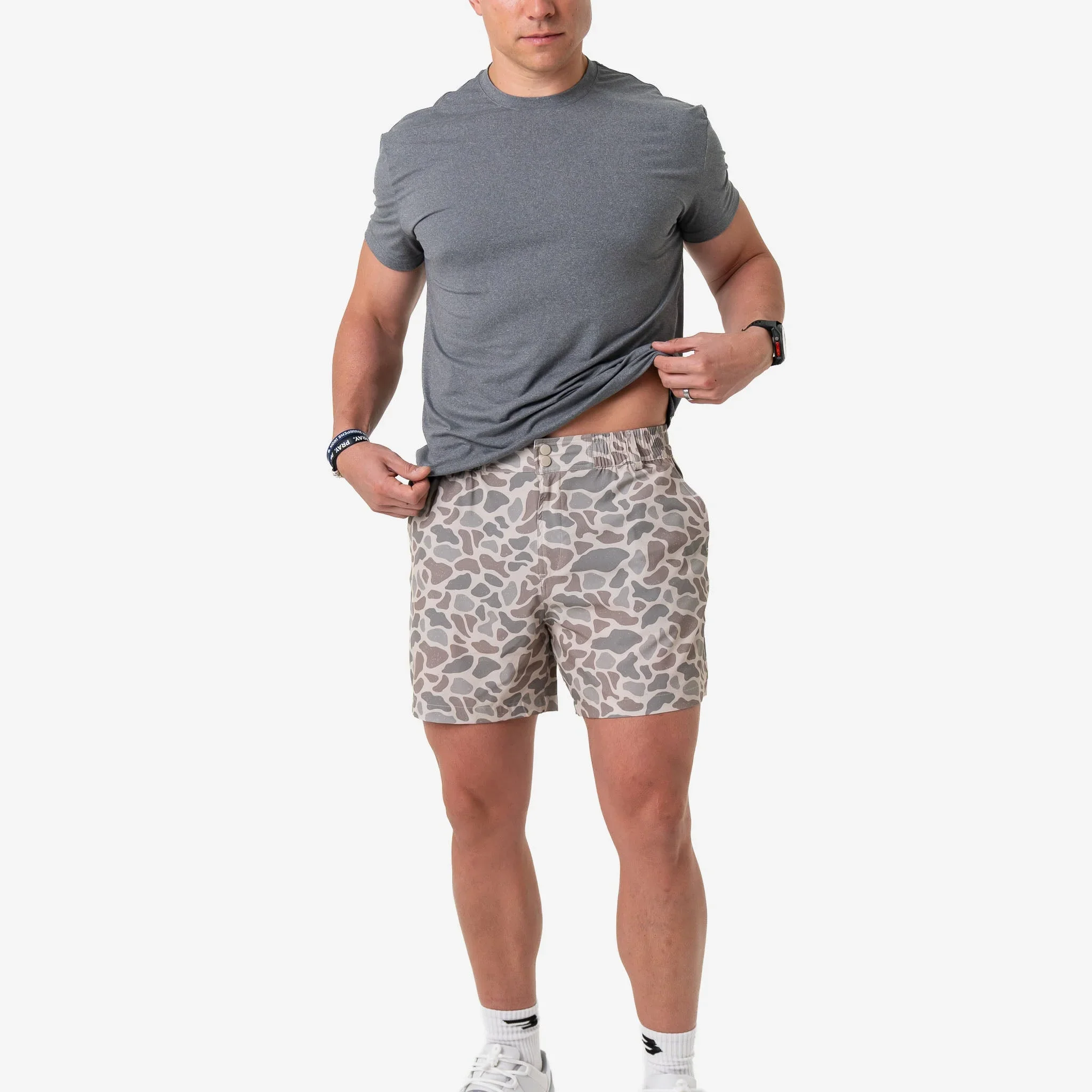 Everyday Short - Classic Deer Camo - Grey Pocket