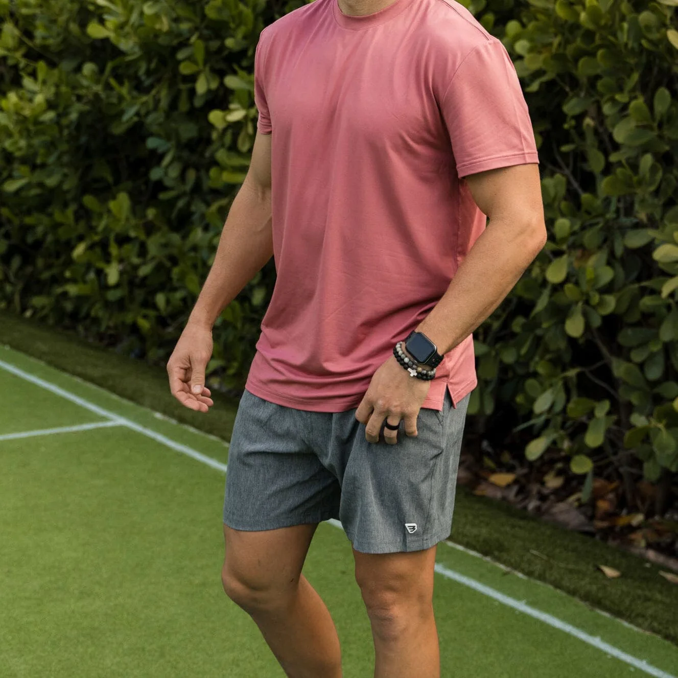 Athletic Short - Grizzly Grey - Classic Deer Camo Liner