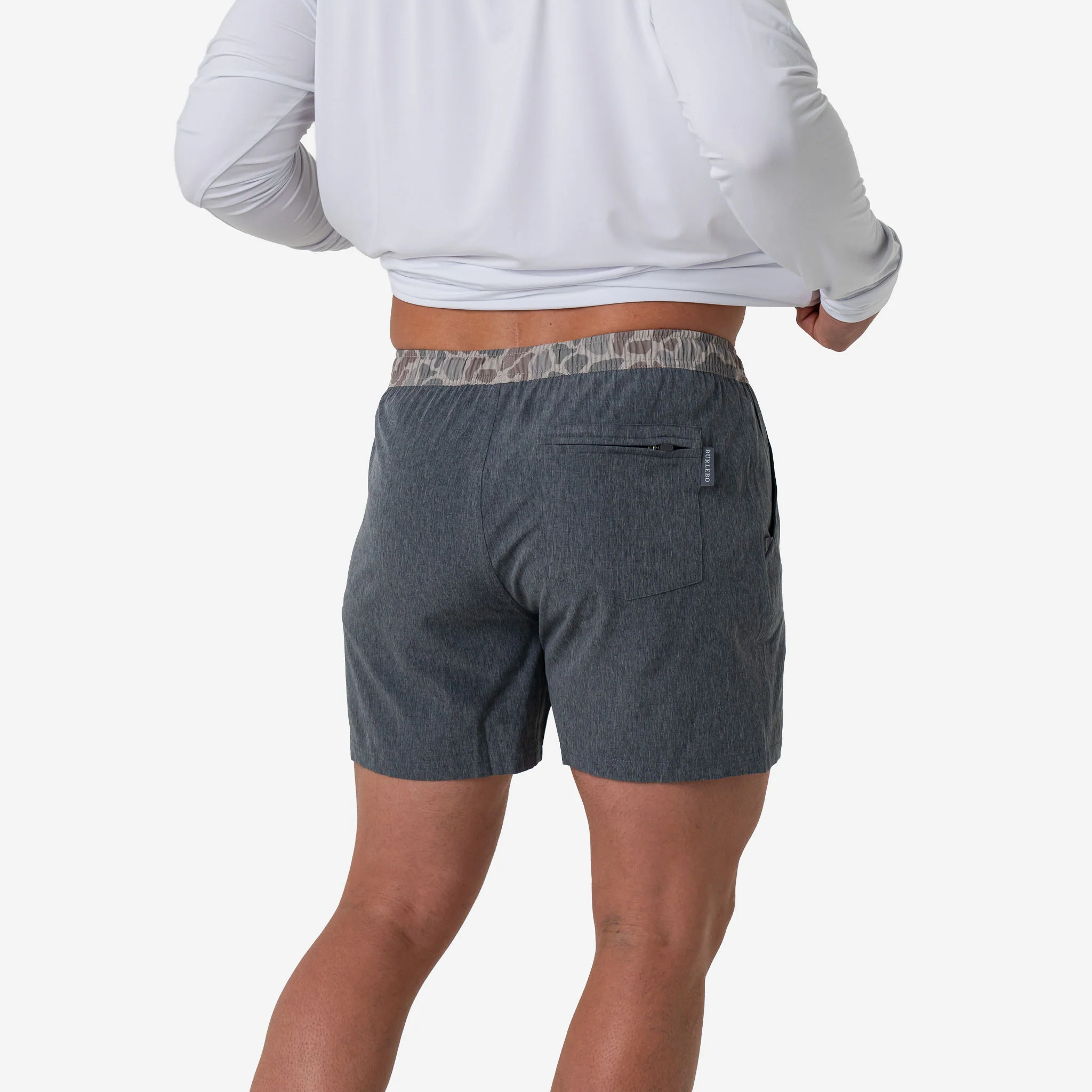 Athletic Short - Grizzly Grey - Classic Deer Camo Liner