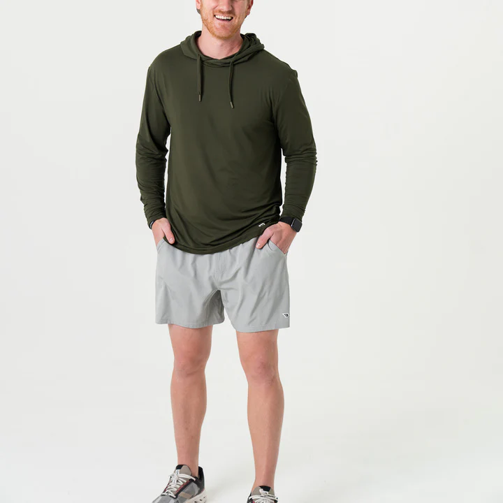 Athletic Short - Light Grey - Grey Aztec Liner