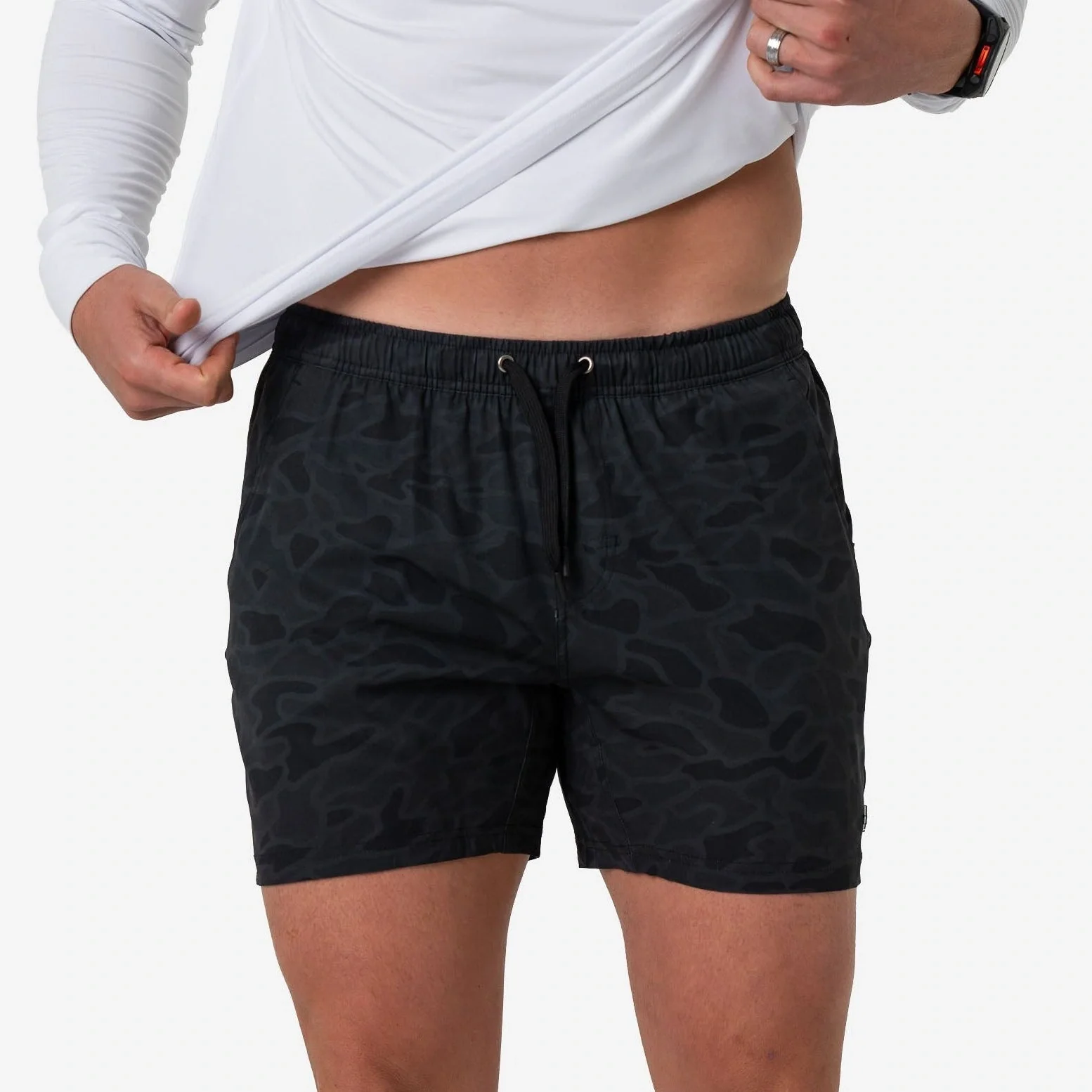 996-athletic-short-black-camo-black-liner-1.webp Athletic Short - Black Camo - Black Liner