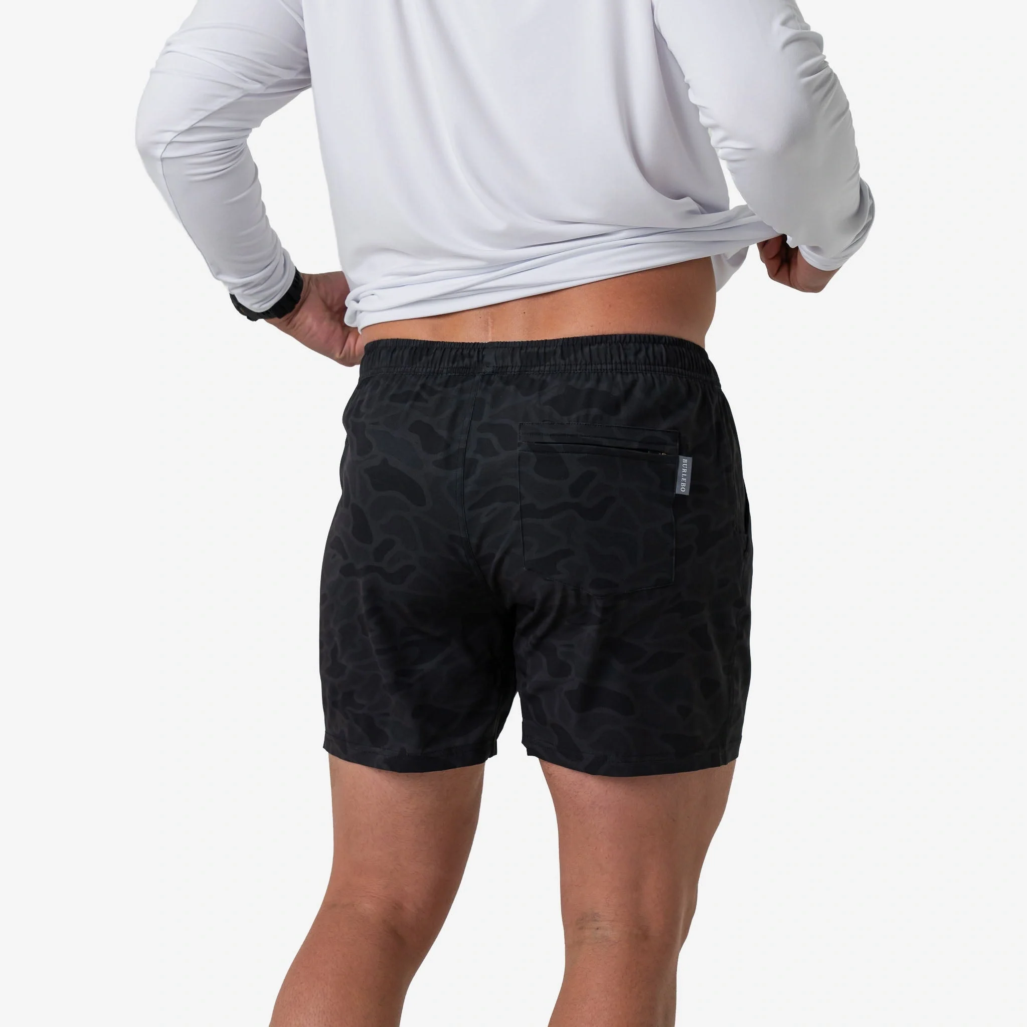 Athletic Short - Black Camo - Black Liner